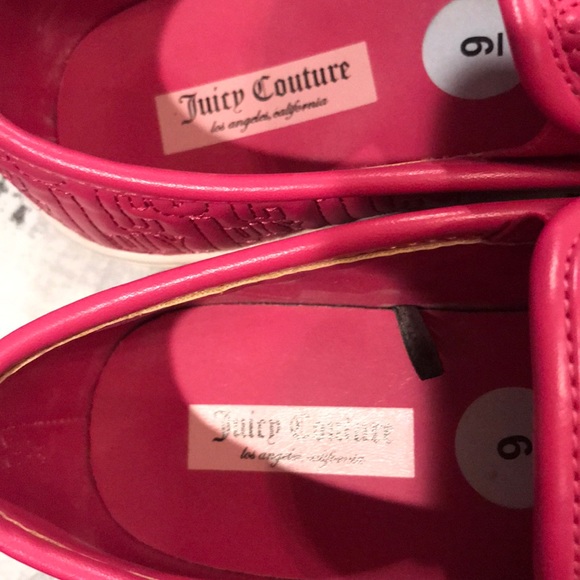 Juicy Couture Quilted Pink Signature Shoes Size 9 - Picture 6 of 6